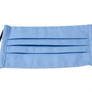 Masca de protectie reutilizabila albastra din bumbac 100 m
